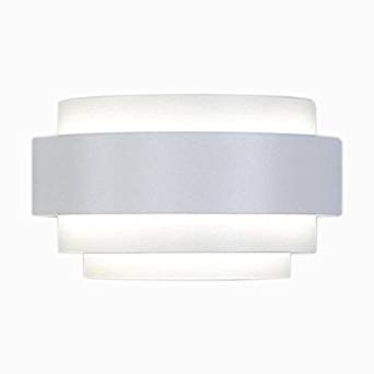 Lightess Glighone Applique Murale LED Intérieur Moderne en Fer Peinture au Pistolet 5W Ampoule Inclus pour Chambre Escalier Salon Bureau Couloir Blanc Chaud