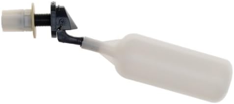 Kerick ValveM252 PVC Mini Float Valve, Tank Mount, Fixed Arm, 1.5 gpm at 60 psi, 1/4" Tube