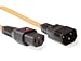 Produktbild Power Cord 2m Extension W/Lock Orange, C13 Female lockable
