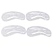 4 Styles Eyebrow Stencil Template Make Up Shaping Tool