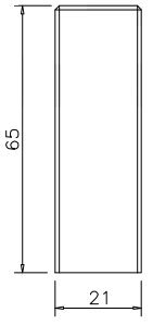 NEUHEIT!!! Original KGM Eckturm Eckblock Eckstab Ecke (klein 65 mm) aus Holz (lackiert) für weiße Leisten z.B. Altberliner Hamburger Profil - 9