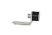 Produktbild EVI herrajes i-196-ple – Türstopper, Finish matt Inox (Edelstahl) schwarz Gummi