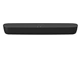 Panasonic Barre de Son compacte SC-HTB200EGK Bluetooth, 2.0 ch, 80W, Dolby Digital/DTS, Connexion Optique et HDMI, Port USB, Format Ultra Compact 5,1 cm, Noir - Version Française
