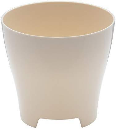 Haco Florero Luna, el Kluge Florero para Interior Ø30cm - Elfenbein-Hell