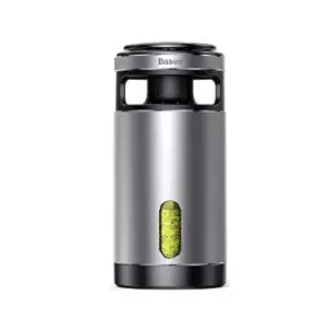 WorldCare Car Air Purifier Eliminate Formaldehyde Smog Negative Ion Aromatherapy Machine (Silver)