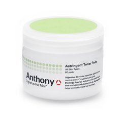 Anthony Logistics For Men Astringent Toner Pads - 60 Pads