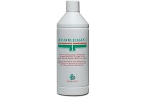 O2 MED Germocid Detergente Disinfettante Liquido Concentrato per Ambienti (Flacone da 1 lt) ideale per la pulizia di ambienti ospedalieri, studi medici e ambulatori