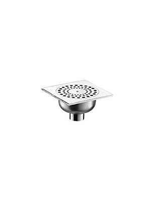 Delabie siphon de sol - à encastrer - diam 40 - laiton chromé - 140 x 140 - garde d'eau 18mm - delabie 684000