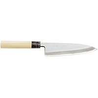 TOKYO design studio Deba - Cuchillo de Acero (18 cm), Color Plateado