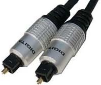 Xxion Premium 4 metre TOSLink Plug to TOSLink Plug Digital Optical Lead / Cable 4m - SPDIF - Supports all formats up to 24 bit – 96 kHz such as PCM Stereo, Dolby Digital, Dolby 5.1, AC-3 and DTS.