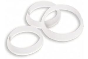 Schläfer 189610 | Joints hydrauliques en caoutchouc conique 1" 1/2 pour siphon évier de cuisine, siphon de salle de bain, Ø 44 mm, compatibles avec tuyau d'échappement et canots, lot de 2 pièces