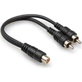 YKA Rca Multiplexer Cable (1 female-2 male)