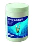 -Actúa inmediatamente eliminando algas, microorganismos y materia orgánica dejando el agua limpia y transparente.