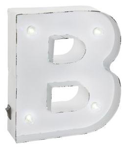 Blanco vintage iluminado Carnival Lights – A-Z – Elección de 