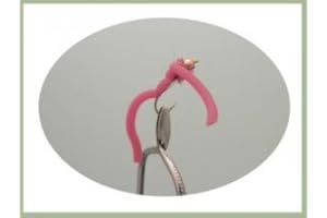 TROUTFLIES UK BUG AND WORM FLIES 12 pack of Gold Head Pink Squirmy Worm Fishing Flies. Size 10