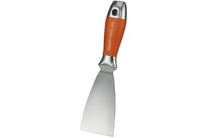KRAFT TOOL CO. 2" Kraft Tool Stainless Steel Orange Handle Taping Knife