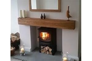 MY BRAND1 PLANED Oak Beams 5"x 5" 125mm x 1125mm Mantle Fireplace Mantelpiece Lintel Air Dried Shelf Beam Mantel, Planed Only Air Dried Oak for Fireplace Mantle Beams (125mm Wide x 125cm High 1200mm Long)