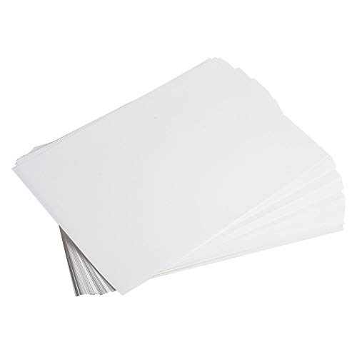Carejoy 100pcs A4 Papier de Transfert de Chaleur par Sublimation pour Les T-Shirts De Bricolage et Tasse à Gobelet Presse De Chaleur De Vêtement De Métier