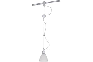 ‎PAULMANN Paulmann Schienensystem Light&Easy Phantom Pendel Phil 1x40W G9 Titan/Satin 230V Metall/Kunststoff/Glas