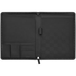 montblanc Sartorial carpeta grande con cremallera, 5tasche para tarjetas de crédito, 2scomparti a fuelle para diferentes tarjetas de visita, amplio bolsillo flexible, bolsillo grande, 2tasche extra
