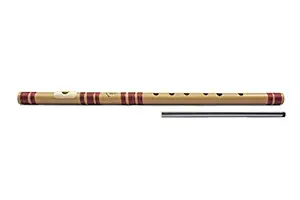 Radhe Flutes PVC Fiber D Sharp Bansuri Middle Octave Left Handed