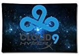 Cool Csgo Cloud 9 hypep C9 Sofa Cushion Throw Pillow Case (Pillow Shams and Pillow Cases) Cover 20 "x 30 (Two Sides)