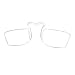 Produktbild YUNCAT Pince Nez Stil Nase Stillstehen Pinching Portable Lesebrillen/Keine Spiegel Beine Lesung Brille +1.00 +1.50 +2.00 +2.50 +3.00