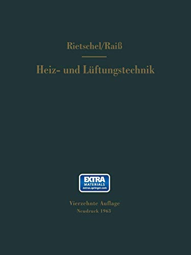 H. Rietschels Lehrbuch der Heiz- und Lüftungstechnik