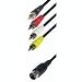 Produktbild Audio-Tonleitung - DIN-Stecker 5-pol. auf 4 Cinchstecker, Länge: 1,5 m