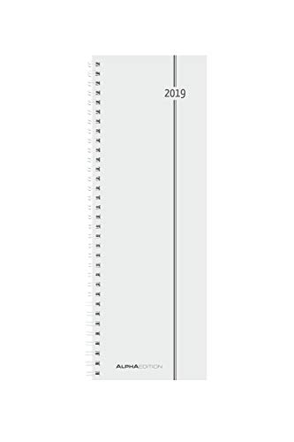 Pultkalender 2019 - Bürokalender / Tischkalender (10 x 28,5) - Hochformat - 1 Woche 1 Seite - Ringbindung