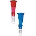PVC Tap Connector/Rubber Pipe Jointer/Pipe Nozzle for Washroom, Kitchen, Garden Use - Set of 5 Color -Multi Hose Connector 12mm 1/2" (2)
