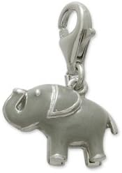 Clip on Charm Silver Dumbo Murat Paris