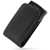 PDAir Sony Ericsson Xperia X10 mini Pro Genuine Leather Case, Leather Pouch Case with Belt Clip [Belt Holster Sleeve Case] | Handmade Premium Vertical Pouch for Sony Ericsson Xperia X10 mini Pro