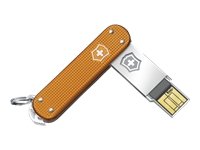 Victorinox Slim - Tarjeta de memoria, dise&ntilde;o de navaja suiza naranja naranja 64 gb