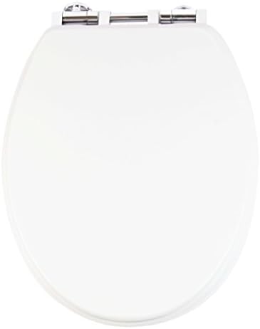 TOPSEAT TinyHiney Potty Toilet Seat Adult/Child with Soft Close and Easy Take-off Hinges, Wood, White