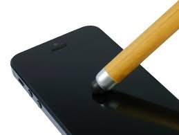 Networx Nature Stylus, Eingabestift für iPad/iPhone, Bambusoptik, braun - 4