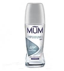 6 x Mum Deodorant Roll on / per 50ml / no perfume / no alcohol