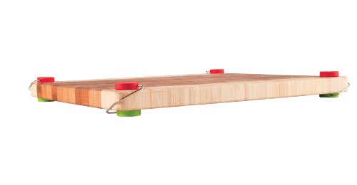 Dreamfarm Chobs, Anti-Rutsch Schneidebrettfüße, Meat Red und Veg Green (rot und grün) - 2