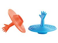 infactory Lustige Wasserstöpsel aus Silikon im 2er-Set - 3