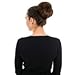 Beau Belle Hair Donut - Bun Maker - Hair Styling Bun Ring - Hair Tool Doughnut - Brown Hair Donut Ring Bun - Bun Ring Shaper Hair Former Doughnut Donut