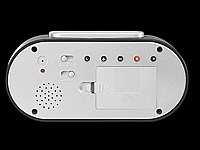 PEARL Jumbo-LCD-Funkwecker mit individuellem Weckton „DAC-438 voice“ - 6