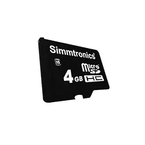 Simmtronics MicroSD 4GB Memory Card Class 10 with 5 Year Warranty