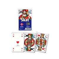 Preisvergleich Produktbild Kartenspiel Skat französisch Bild 32 Blatt im Kunststoffetui