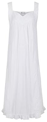 Inconnu pourThe 1 for U 100% coton robe de nuit - Nancy - XS - XXXL - Blanc, Large