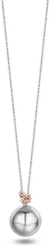 Angel Caller Pendant in Steel, Metal Necklace with Rocking Horse Rosè CK1218