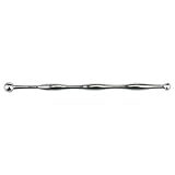 KEERADS 1 Pc Metal Male Urethra Stainless Steel Stopper Bead Urethral Game Sex Toy(Sliver)