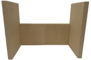 SCHOTT ROBAX HD Stove Glass UK Ltd - Aarrow Ecoburn 7 Plus Heat Resistant Replacement Vermiculite Fire Brick Set