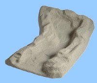 Preisvergleich Produktbild Ubbink HDPE Wasserfall Bachlauf Missouri Element Bogen rechts