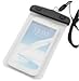 Produktbild Goliton® UNIVERSAL 17.5 * 10.5CM PVC Wasserdichte Plastik Tasche Hülle Schutztasche Schutzhülle Case für Samsung Mobile oder andere Handys IPHONE6 PLUS (4.8-5.5 Zoll) - Weiß
