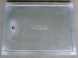 SPORTELLO IN ACCIAIO ZINCATO - INOX PER CONTATORE ACQUA - TUTTE LE MISURE